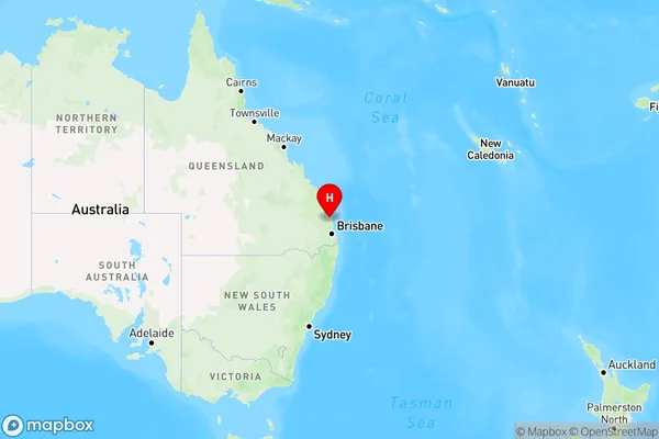 Ridgewood,Queensland Region Map