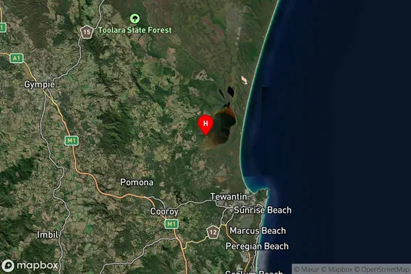 Boreen,Queensland Satellite Map