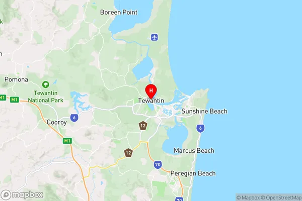 Tewantin,Queensland Area Map