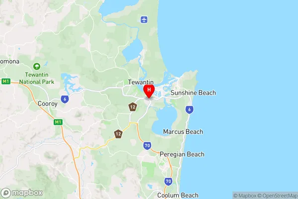 Noosaville,Queensland Area Map