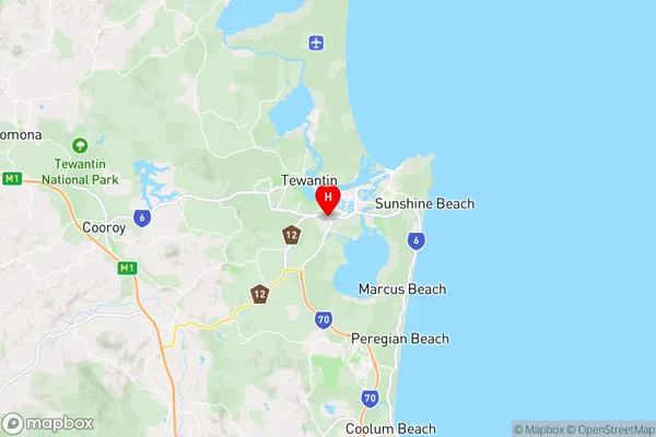 Noosaville Dc,Queensland Area Map