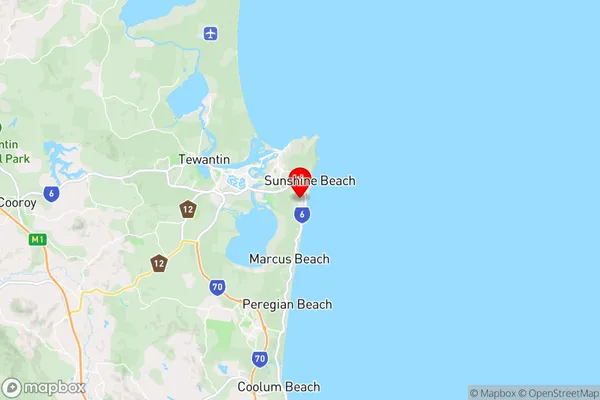 Sunrise Beach,Queensland Area Map