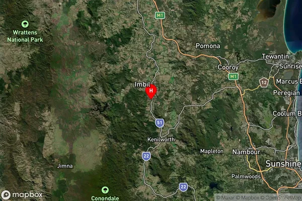 Brooloo,Queensland Satellite Map