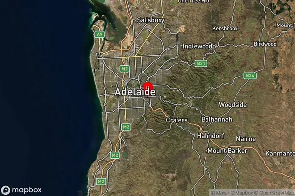 Glenside,South Australia Satellite Map