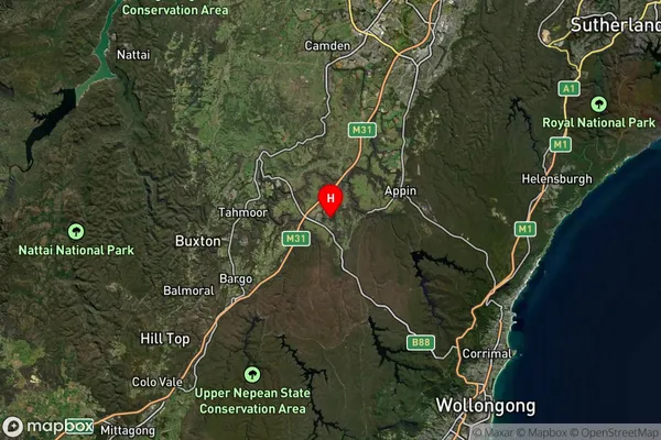 Wilton,New South Wales Satellite Map