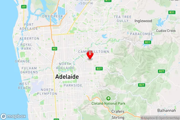 Glynde,South Australia Area Map