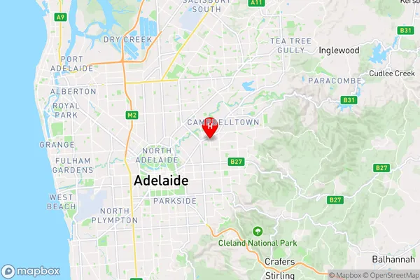 Glynde Dc,South Australia Area Map