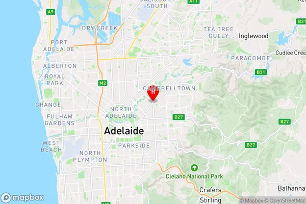 Marden,South Australia Area Map