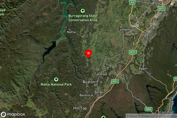 Lakesland,New South Wales Satellite Map