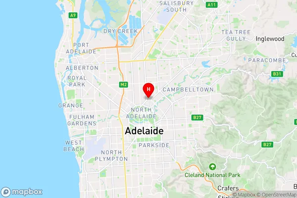 Medindie Gardens,South Australia Area Map