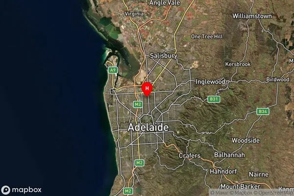 Blair Athol,South Australia Satellite Map