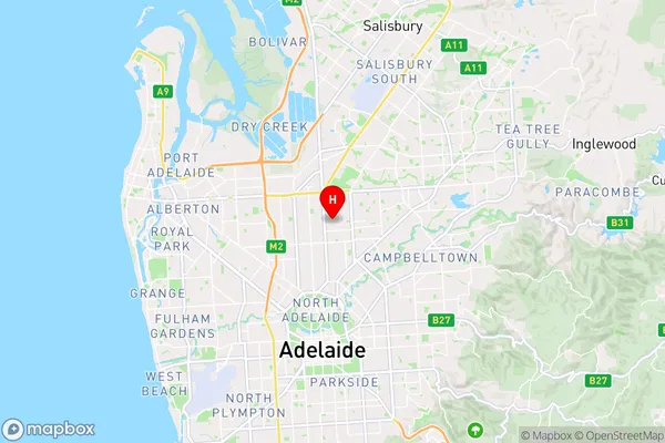 Enfield,South Australia Area Map