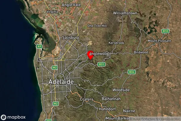 Highbury,South Australia Satellite Map