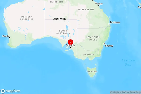 The Levels,South Australia Region Map