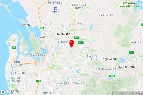 Gulfview Heights,South Australia Area Map