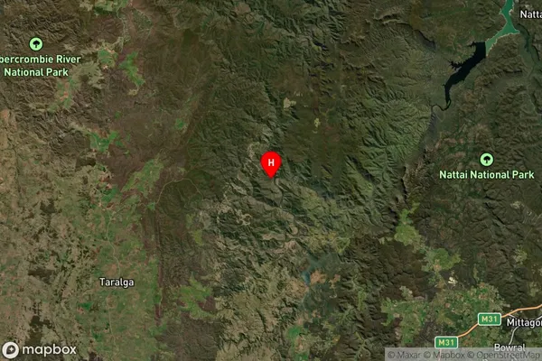 Barrallier,New South Wales Satellite Map