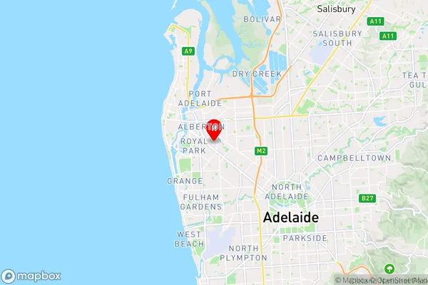 Cheltenham,South Australia Area Map