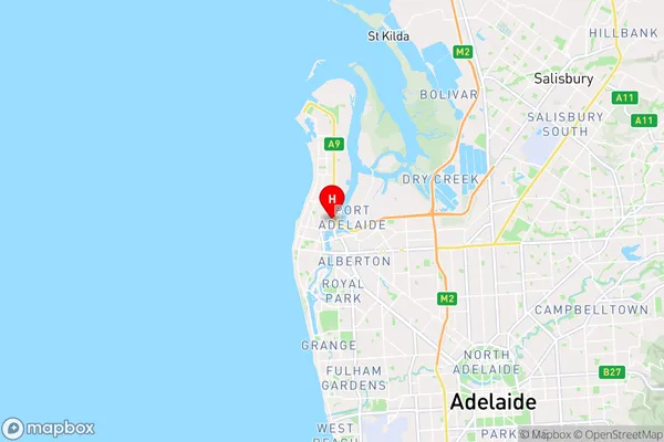 Birkenhead,South Australia Area Map