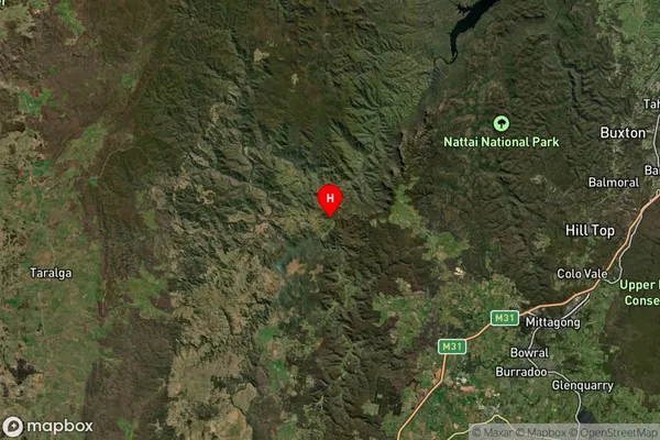 Bullio,New South Wales Satellite Map