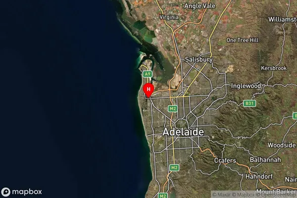 Port Adelaide Bc,South Australia Satellite Map