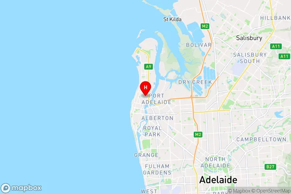 Peterhead,South Australia Area Map