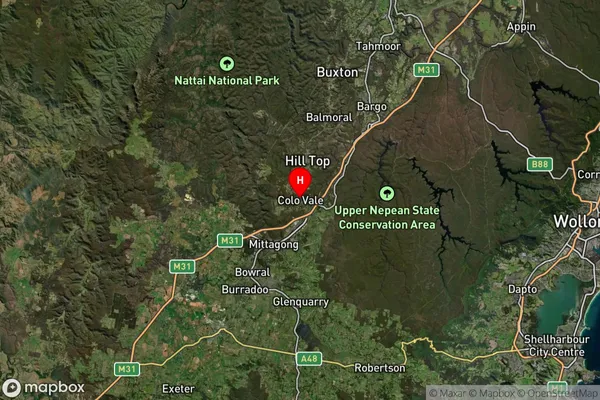 Colo Vale,New South Wales Satellite Map