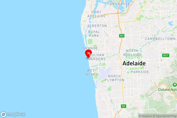 Henley Beach,South Australia Area Map