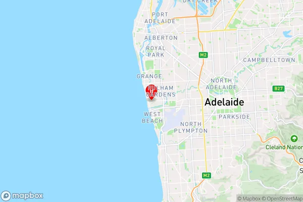 Henley Beach South,South Australia Area Map