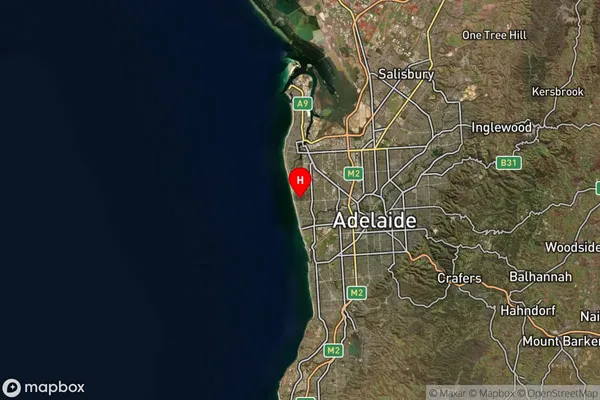 Kirkcaldy,South Australia Satellite Map