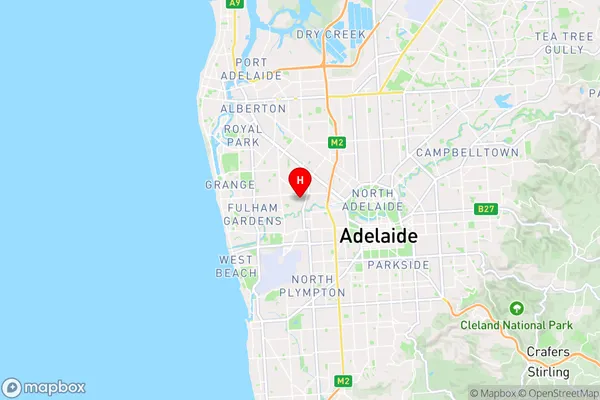 Flinders Park,South Australia Area Map