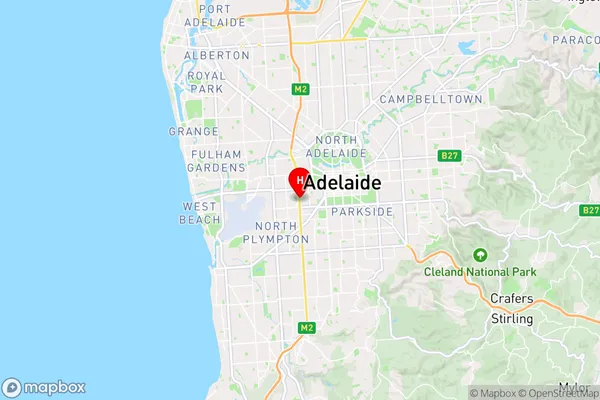 Mile End South,South Australia Area Map