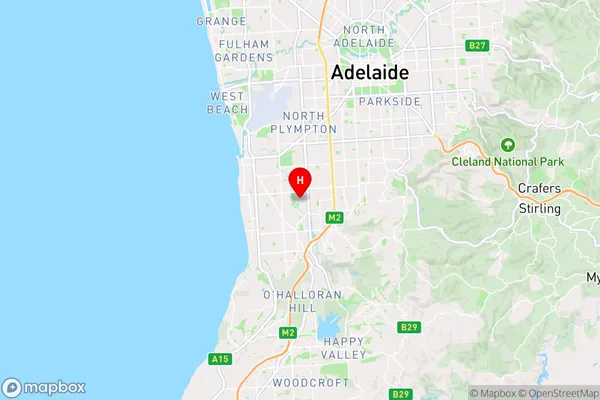 Marion,South Australia Area Map