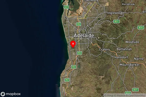 Morphettville,South Australia Satellite Map