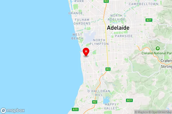 Glenelg East,South Australia Area Map