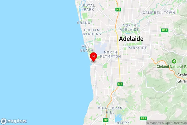 Glenelg North,South Australia Area Map