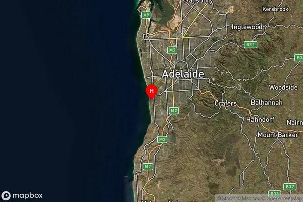 Glenelg South,South Australia Satellite Map