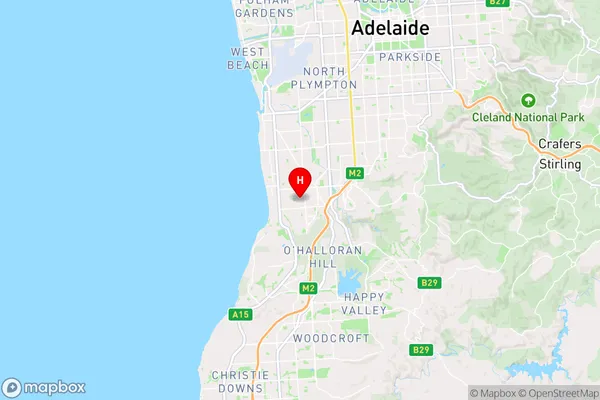 Dover Gardens,South Australia Area Map