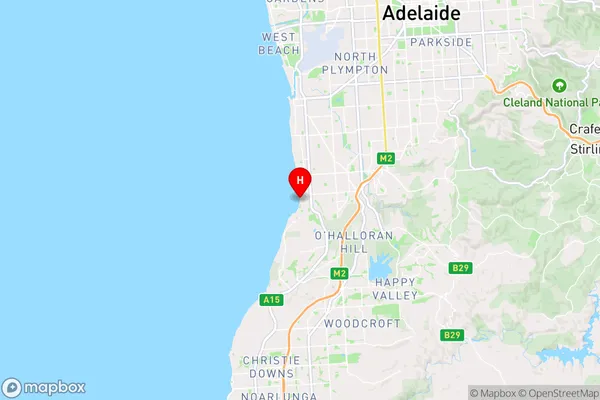 Seacliff,South Australia Area Map