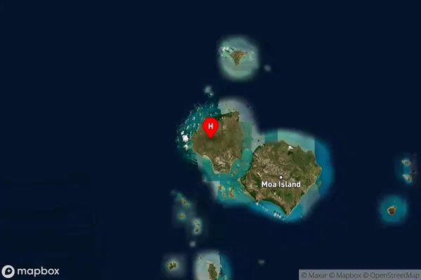 Mulgrave Island,Queensland Satellite Map