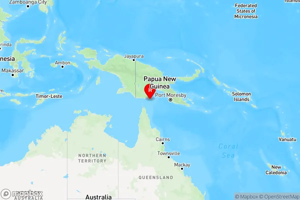 Stephens Island,Queensland Region Map