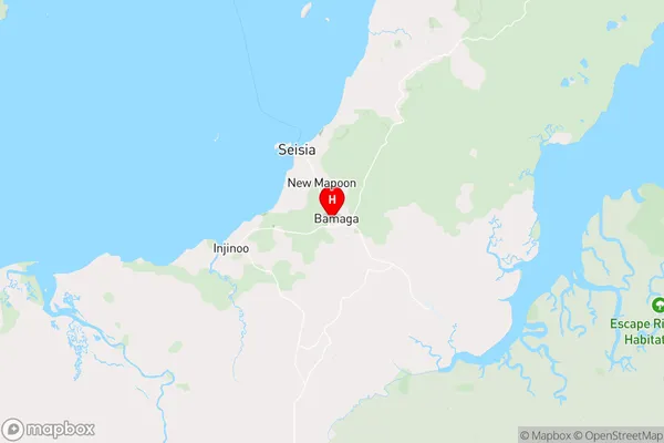 Bamaga,Queensland Area Map