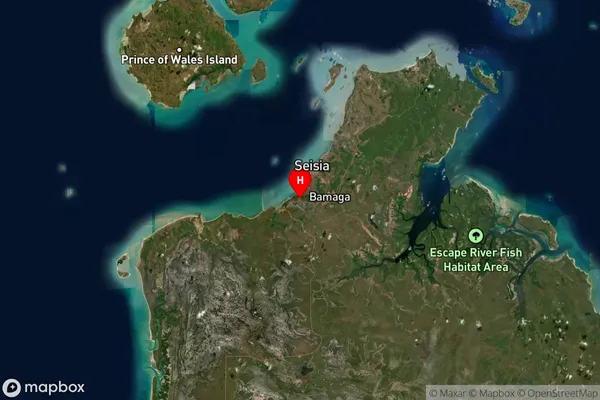 Umagico,Queensland Satellite Map