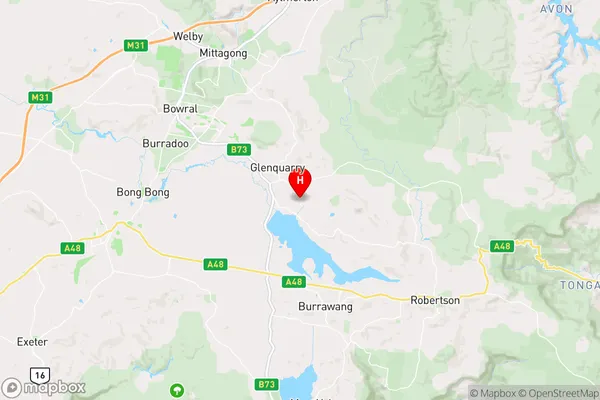 Glenquarry,New South Wales Area Map