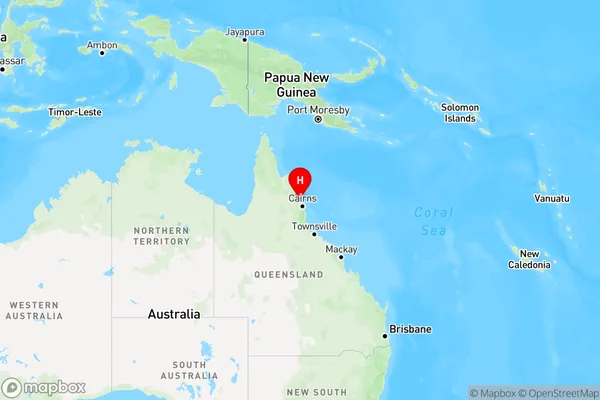 Low Isles,Queensland Region Map