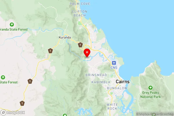 Caravonica,Queensland Area Map