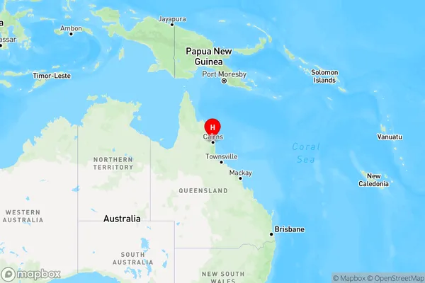 Yorkeys Knob,Queensland Region Map