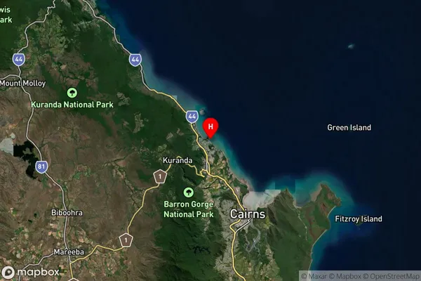 Trinity Beach,Queensland Satellite Map