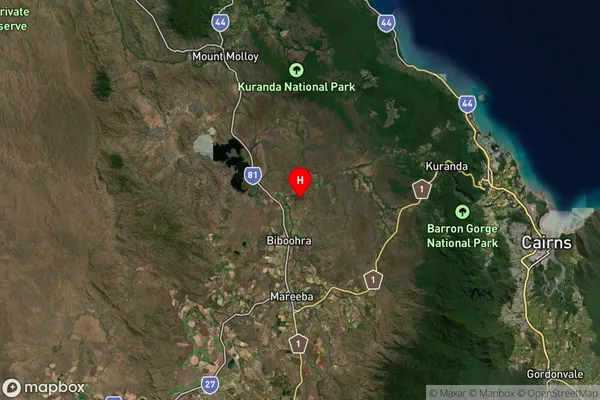 Biboohra,Queensland Satellite Map