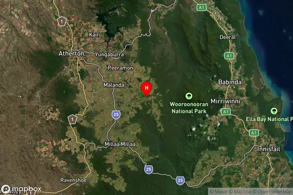 Glen Allyn,Queensland Satellite Map