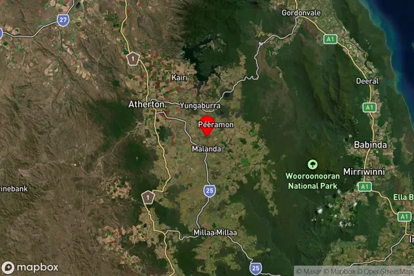 Kureen,Queensland Satellite Map